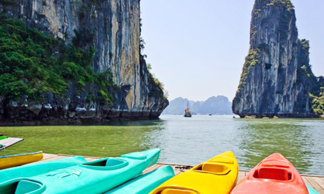Việt Nam và tốp điểm đến cho dân mê chèo thuyền kayak