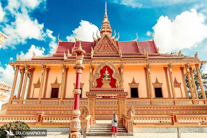 Ngôi chùa Khmer nổi tiếng ở miền Tây