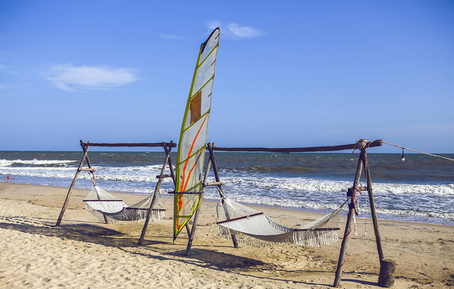 Khu cắm trại lãng mạn bên bãi biển Bình Thuận