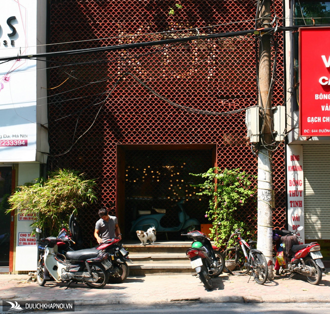 Quán cà phê cá Koi độc đáo ở Hà Nội
