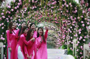 Lễ hội hoa hồng đầu tiên tại Việt Nam