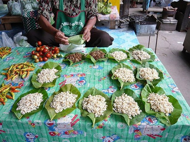 Lạ miệng món xôi trứng kiến của người dân tộc Lạ miệng món xôi trứng kiến của người dân tộc