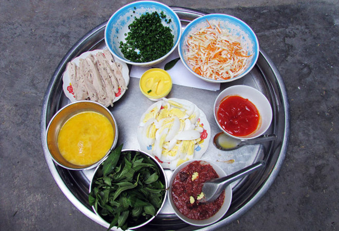 bánh tráng cuốn tương Chợ Lầu bánh tráng cuốn tương Chợ Lầu